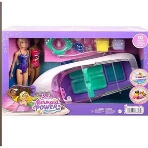 Barbie Mermaid Power Set with Purple and Pink Boat